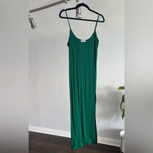 Reformation Green Midi Dress